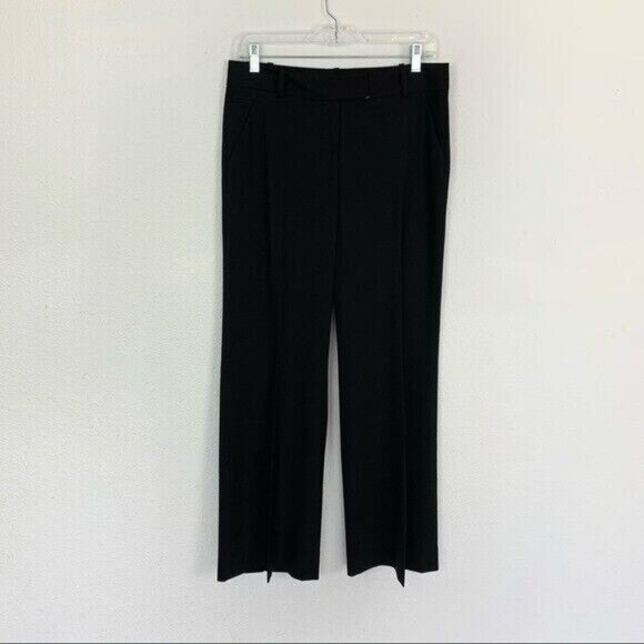 Classiques Entier Black Wool Blend Wide Leg Dress Pants Workwear Trousers 6 - Picture 8 of 8